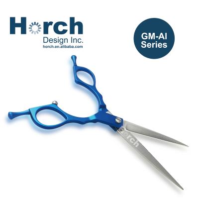 China Durable Aluminum Curved Trimming Shears Professional Grooming for sale