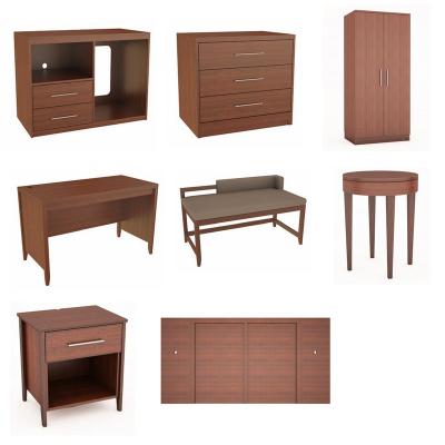 China PANEL Modern Comfort Inn Bed Room Furniture Hotel Bedrooms Hotel Furniture for sale