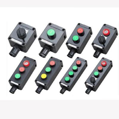 China AC380V/220V/50Hz One Two Three Buttons Push Button Control Aluminum Alloy Ip65 10a Proof Ex Control Button for sale