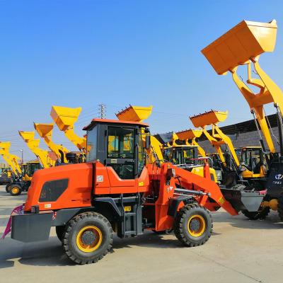 China Construction Material Shops Small Wheel Loader For Construction 1.5ton Cement Front Loader Price for sale