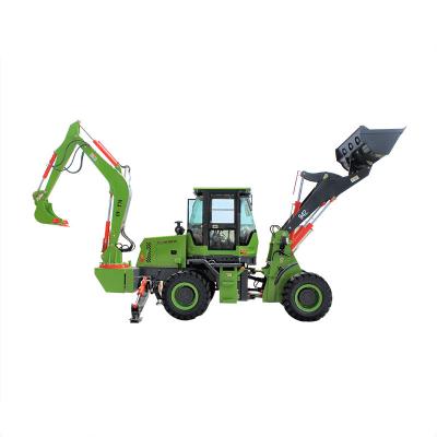 China Garment shops ready to ship 6.5ton 120hp 2ton load China backhoe machine loader and backhoe digger for sale