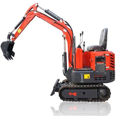 China Chinese Excavator Machine Micro Hydraulic Mini Digger Crawler Building Material Stores New 1 Ton Cheap Small Excavator for sale