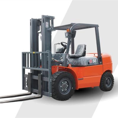 China Garment shops diesel forklift cpc50 5ton fork lifter truck with famous engine for sale