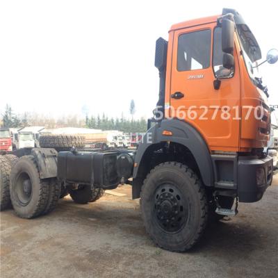 China Beiben 2638 All Truck 6x6 Wheel Drive Off Road Truck Head 6800x2496x3200mm for sale