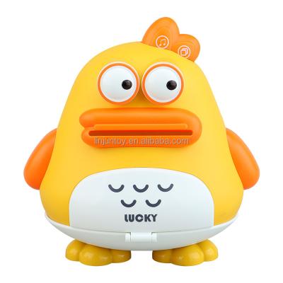 China Cute Children's Cartoon Piggy Bank Above Each Toy Puzzle Fun Cute Cute Duck Piggy Bank for sale