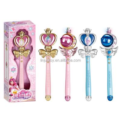 China Lighting/sound the small LED light princess girl magic fairy toys of the new large size magic stick for sale