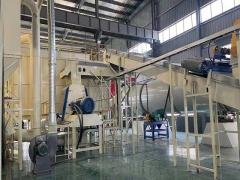 Large scale 15t/h Wood pellet production Line no dust working site