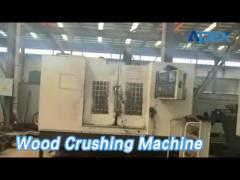 Large Waste Wood Crushing Machine Shredder 20t/H For Wood Pallet