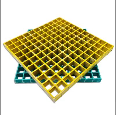 China FRP GRP Molded Grating Pultruded Multiple Grate / Grille Leakage Grid for sale