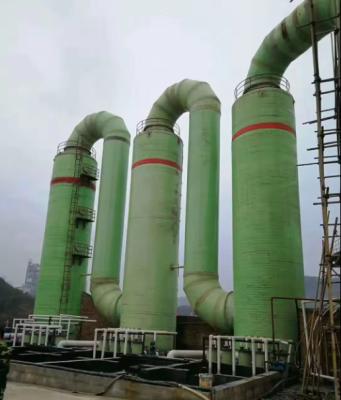 China Frp Spry Desulfurization Tower Corrosion Resistance＆Long Life Off Gas Purification Treatment FRP GRP for sale