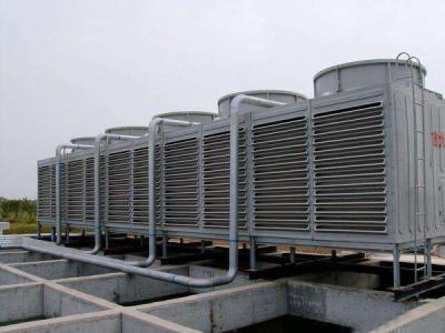 China FRP High efficiency Quality Low noisy Industry Commercial Square Cross flow Cooling Tower GRP Water cooling tower for sale