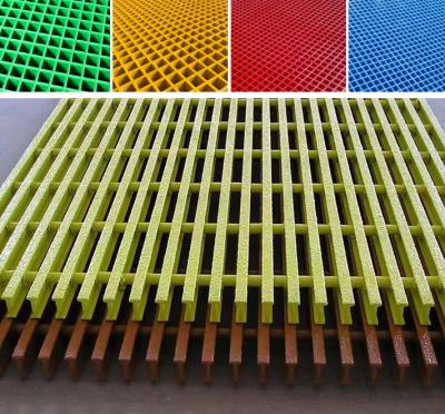 China Duurzame UV-vrije gladde Frp roostervorm 38x38x38mm Grp Tree Grate Flexibel Anti Corrosion Te koop