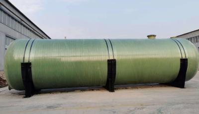 China Frp Grp Horizontal Storage Tank Underground Water Tank Fuel Acid Tank Large Capacity for sale