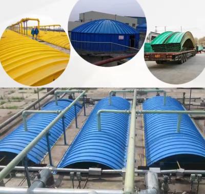 China Frp Grp fiberglass hollow cover plate fiberglass sewage pool tank cover fiberboard tank cover  curved or flat customized for sale