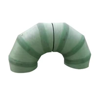 China Anti Corrosion High Strength FRP GRP Shrimp Fiberglass Elbow Variable Diamenter Irregular Amorphous Elbow for sale