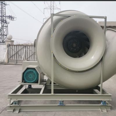 China High Wind Power Low Noise Round Frp Centrifugal Blower Fan High Strength Anti Corrosion Not Easy To Aging for sale