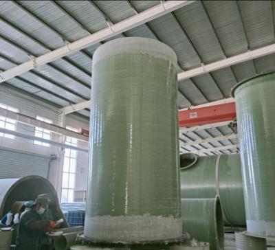 China Large Diameter FRP GRP Tank Vertical Storage Tank Oil Acid Juice Storage Tank for sale