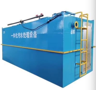 China MBR MBBR Domestic Waste Water Treatment PLC Control Integrated Sewage Treatment Plant 5-5000m3/h for sale