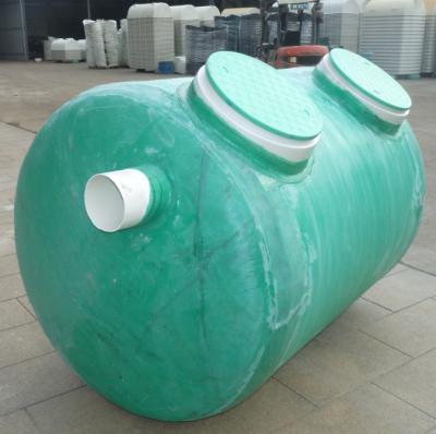 China Fiberglass Winding FRP Septic Tank With Ordinary Pressure Low Maintence Long Service Life for sale