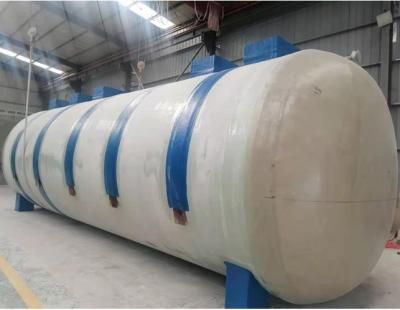 China Corrosion Resistant FRP GRP Integrated Sewage Treatment Equipment Strength Low Service Maintenance for sale