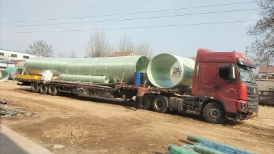 China Technique Filament Winding Fiber Reinforced Polymer Pipe For DN50-2000mm Diameter Range for sale