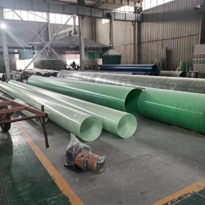 China Oil Treatment FRP Pipe with Printed Flange Diameter Range DN50-2000mm for sale