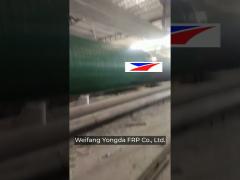 high temperature resistant frp pipe with normal temperature rating and printed flange
