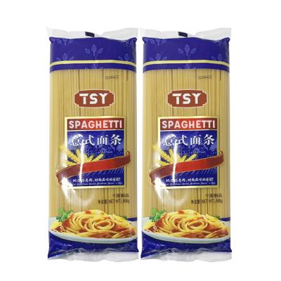 China Low-CARB Private Label 500g Factory Price Italian Pasta Spaghetti Dried Italy Noodles Spaghetti for sale