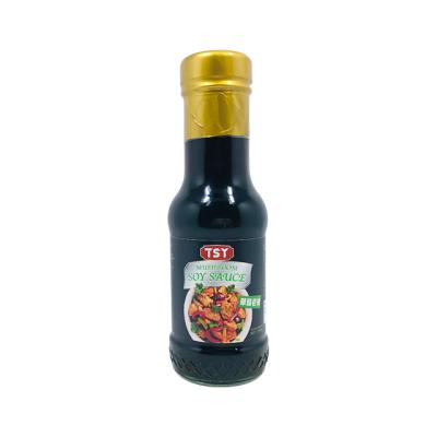 China Halal HACCP 250ML Asian Chinese Soy Sauce Premium Spread Dark Soy Sauce For Marinade for sale