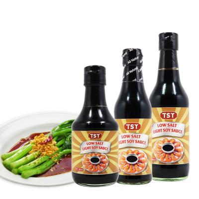 China OEM Factory Price Bulk HALAL MEAT Low Salt Shoyu Light Cooking Mini Soy Low Sodium Sauce for sale