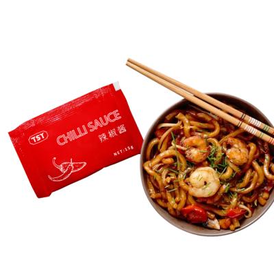 China Cooking Mini Chilli Sauce OEM Packaging Hot Selling Chilli Sauce Sachet for sale