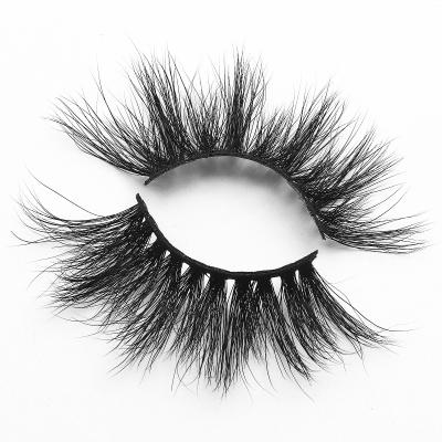 China Wholesale Hand Made Bulk Long Faux Fur Eyelashes Long Natural Black Stripe 5d Mink Curl Private Label Cotton Lashes 25mm for sale