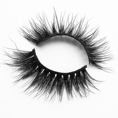 China Long Wholesale Natural Mink Eyelash Private Label 16-20mm 3d Mink Eyelashes Vendor 100% Real Natural 3d Mink Eyelash for sale