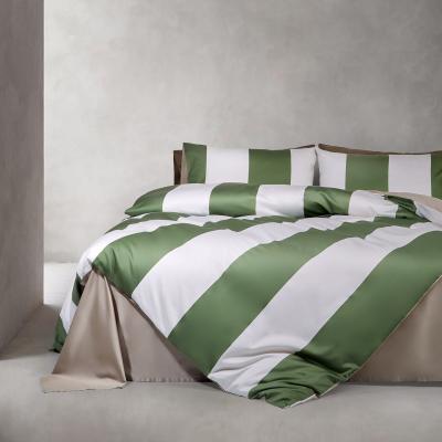 China 2022 Summer New Spring/Plaid Series Nondisposable Digital Printing Bedding Long Staple Striped Pure Cotton Four Piece Set for sale