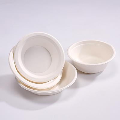 China Sugar Cane Compostable Disposable Bagasse Eco Friendly Microwavable Paper Bowl for sale