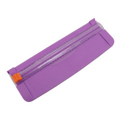 China PVC Card Office Desktop Use A5 Paper Trimmer Small Plastic Label Mini Manual Paper Cutter for sale