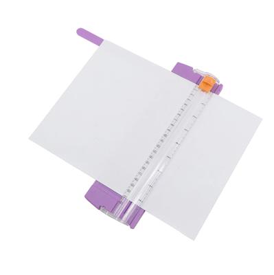 China PVC Card Desktop Office Use A4 Paper Trimmer Small Plastic Label Mini Manual Paper Cutter for sale