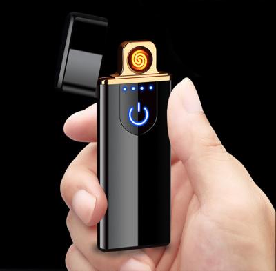 China OEM Portable Touch Screen USB Rechargeable Electronic Cigarette Lighter for sale