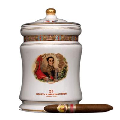 China Fashionable Handmade High Quality Modern Humidor Cigar Jar Airtight Container for sale