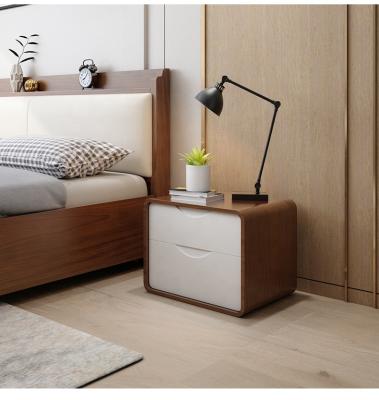 China Convertible Simple Modern Economical Nordic Style Bedside Table Wood Color Night Stand Cabinet Storage Drawer for sale