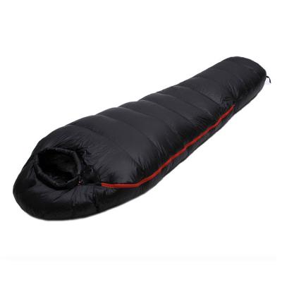 China Outdoor Camping Mommy Down Sleeping Bag For Warm Winter for sale