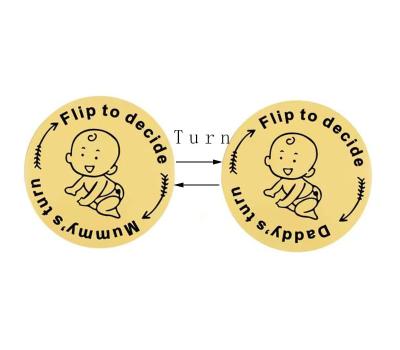 China Funny UK Baby Memories Parent Decision Trick Coin Made Of High Quality Stainless Steel (Do Not Change Color And Rust) for sale