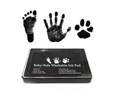 China Other Ink Pad for Baby Handprint Footprint Create Awesome Keepsake Stamp Non-Toxic and Acid-Free Ink Easy to Erase and Wash Skin for sale