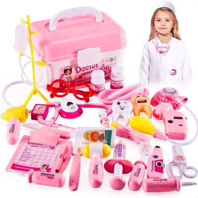 China Hot Selling NEW Kids Gift 2022 Kids Gift Pretend Play Learning Toy Play House Dentis Doctor Educational Game Set for sale