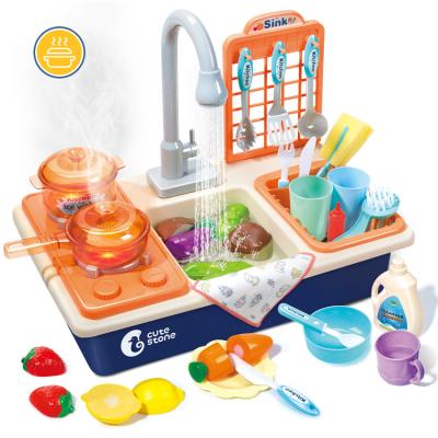 China Pretend hot saling game pretend kitchen play set montessori boy girls cooking learning toys china 2 buyers for sale