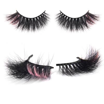 China Wholesale Colored Mink Lashes 3d Mink Colored Lashes Tray Colored Mink Color Hybrid Lashes for sale