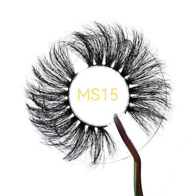 China Luxury Full Volume Luxury Faux Mink Lashes With Free Box 3d Faux Mink Lashes 25mm Silk Russian Mink Band Lick for sale