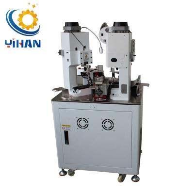 China 4000PCS/h High Productivity Two Heads Crimping Machine for Copper Cable Wire Terminal for sale