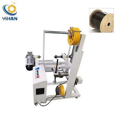 China 300kg Max Loading Cable Wire Pay-off Machine with Wire Feeder and 700MM Rail Travel for sale