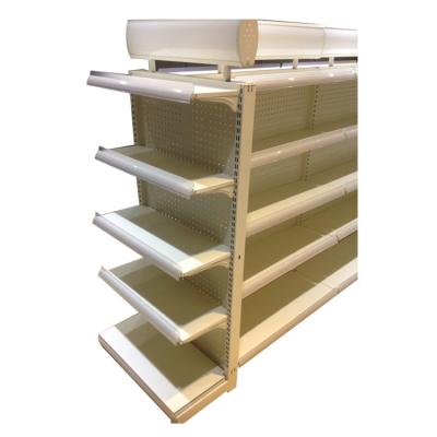 中国 Cosmetic Shelf Store Side Shelf Shelving Single/Double Metal Electric Steel Rack For Supermarket 販売のため